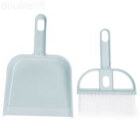 2 Pieces/Set Mini Broom Dustpan Nordic Desktop Keyboard Washing Brush Small Hand Tool for Home Office doublelift store