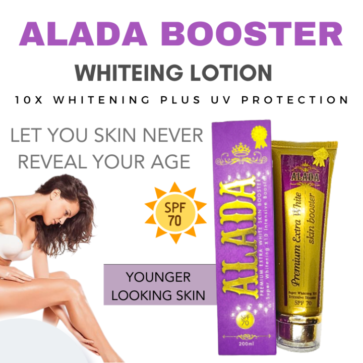 Alada Premium Extra White Skin Booster Collagen With Glutathione Spf 70