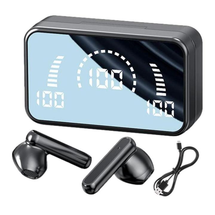 sport-wireless-earbuds-wireless-gym-headphones-power-display-hi-fi-sound-wireless-5-2-in-ear-earbuds-with-2200mah-mirror-effect-charging-case-3-5hrs-music-time-appealing
