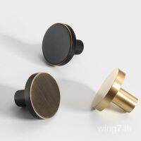 ✷ 【Solid Brass】ที่จับตู้รองเท้า ที่จับที่ทันสมัยสำหรับตู้ครัว ลูกบิดและมือจับลิ้นชัก