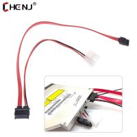 7 6 Pin Slimline SATA Cable For Slim Laptop SATA DVD CD-RW Drive Power Adapter Cable Notebook Optical Drive Cable Line