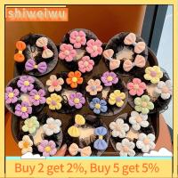 SHIWEIWU2558285 ดอกไม้กุทัณฑ์ ตาข่ายผูกโบว์ เครื่องประดับผมประดับ เครื่องมือจัดแต่งทรงผม ที่ม้วนผมแบบหัวกลม น่ารักน่ารักๆ ผ้าผ้าทอ อุปกรณ์ม้วนผม เด็กผู้หญิงเด็กๆ