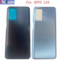 Battery Cover Rear Door Housing Back Case For OPPO A16 Battery Cover with Logo Replacement Parts