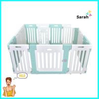 คอกกั้นสุนัขเพ็ทโฮม HOSTAIL ไซซ์ M สีเขียว/ขาวPET PLAYPEN HOSTAIL SIZE M GREEN/WHITE **ของแท้100%**