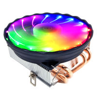 4ท่อความร้อน CPU Cooler RGB 120มม. PWM 4 Pin PC หม้อน้ำสำหรับ In LGA 2011 1150 1151 1155 AMD AM3 CPU พัดลมระบายความร้อน