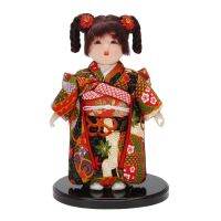 Heartrace 25Cm Handmade Doll Japanese Hinamatsuri Collectibles House Car Lnterior Decor Japanese Geisha Puppets Gift