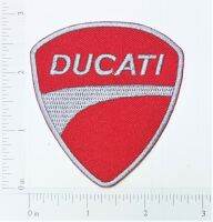 DUCATI Logo ดูคาติ โลโก้ โลโก้รถแข่ง โลโก้รถมอเตอร์ไซค์ ตัวรีดติดเสื้อ เย็บติดเสื้อ อุปกรณ์ตกแต่งเสื้อ