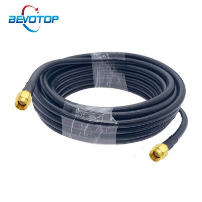 ❈ BEVOTOP 20CM 40M SMA Male to SMA Male RG58 50ohm Coaxial Cable SMA Plug WiFi Antenna Extension Cable Connector Adapter Pigtail