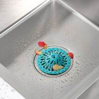 Bathroom Floor Drain Volcano Anti-clogging Floor Drain Cover Kitchen Bathroom Sink Filter Hair Sewer Hair Filter Traps  Drains