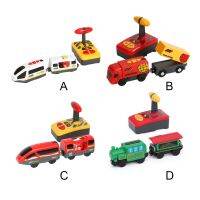 ชุดของเล่นรถไฟเหล็กหล่อสำหรับ Kids Toys รถไฟของเล่นรีโมทคอนโทรลไฟฟ้าเป็นของขวัญสำหรับหัวรถจักรชุดการศึกษาไม้