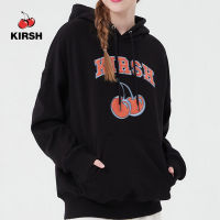 [KIRSH] ARCH LOGO CHERRY HOODIE |22AW |  Women HOODIE | ZIP UP | Hoodie women |Korean Style | Hoodie for girl | Hoodie cute | Korean fashion