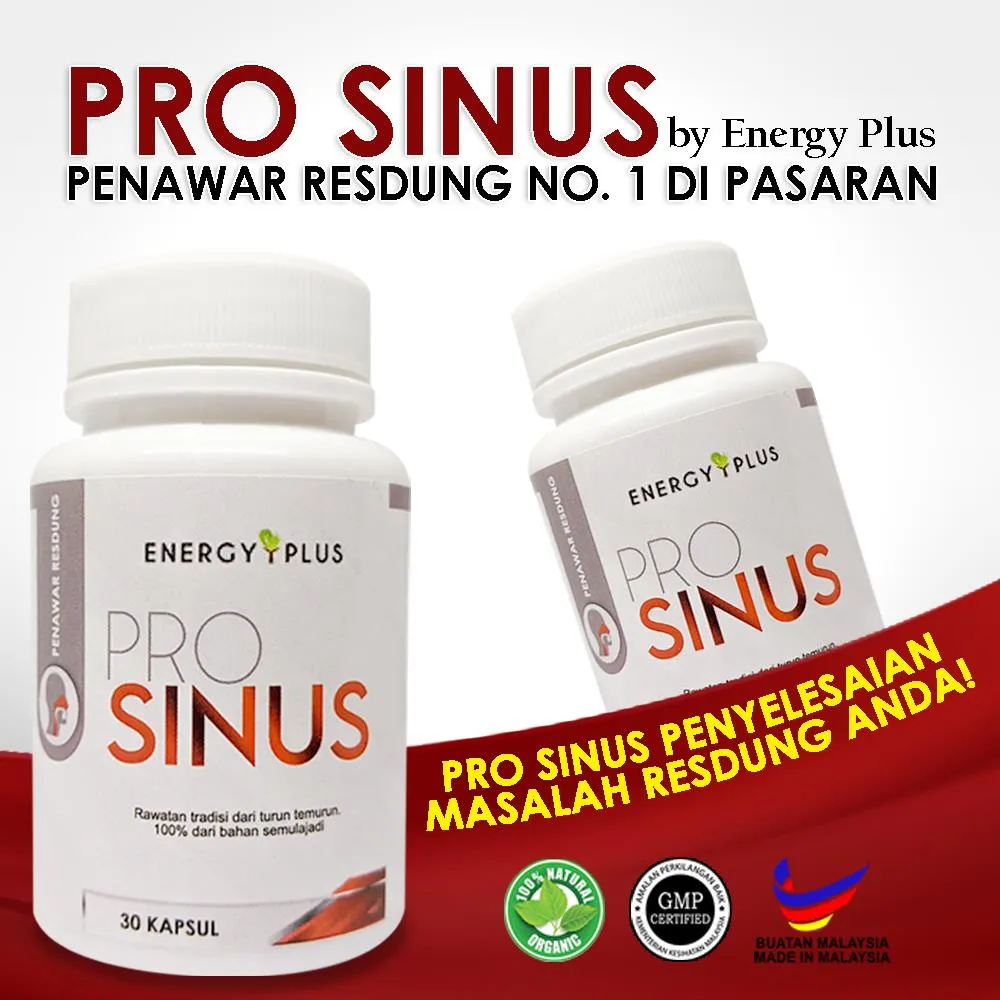 Terbukti Berkesan Pro Sinus 30 Kapsul Merawat Masalah Res Dung Kronikpernafasan Migrain Hidung Mata Berair Stress Muntah2 Muka Berjerawat Lazada