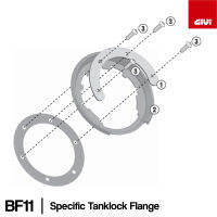 GIVI BF11 - Specific Tanklock Flange - อุปกรณ์สำหรับติดตั้งกระเป๋าถังนํ้ามัน