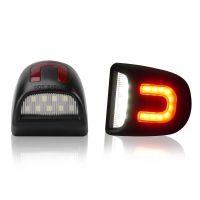 ไฟป้ายทะเบียน Led ตัว U สีแดง2ชิ้นสำหรับ Chevy สำหรับ Silverado สำหรับ Gmc Sierra 1500 2500