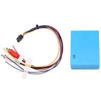 Car D2B Digital Data Optical Fiber Decoder Blue Plastic Car Accessories for Mercedes- Benz ML CL SL E C S CLK Class