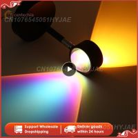 Sunsets Projection Lamp Sun Projector Night Light USB Charging Led Lights Room Rainbow Decoration Photography Ambient Light Gift Night Lights