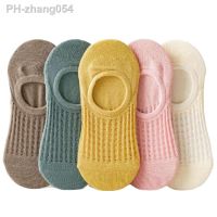 5 Pairs Invisible Women Boat Socks Summer Silicone Non-slip Ankle Low Cut Female Thin Breathable Calcetines Mujer Chaussette