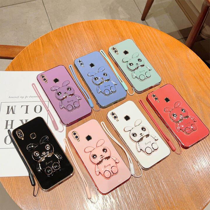 เคสนิ่มสำหรับโทรศัพท์-vivo-x21เคส-vivox21-x21การ์ตูนรูปกระต่ายเคสโทรศัพท์โทรศัพท์ซิลิโคนกันกระแทก