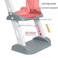 เด็กพับห้องน้ำพลาสติกเด็กแบบพกพาที่เท้าแขนบันไดที่นั่งห้องน้ำที่นั่งเสริมเด็กบันไดห้องน้ำ