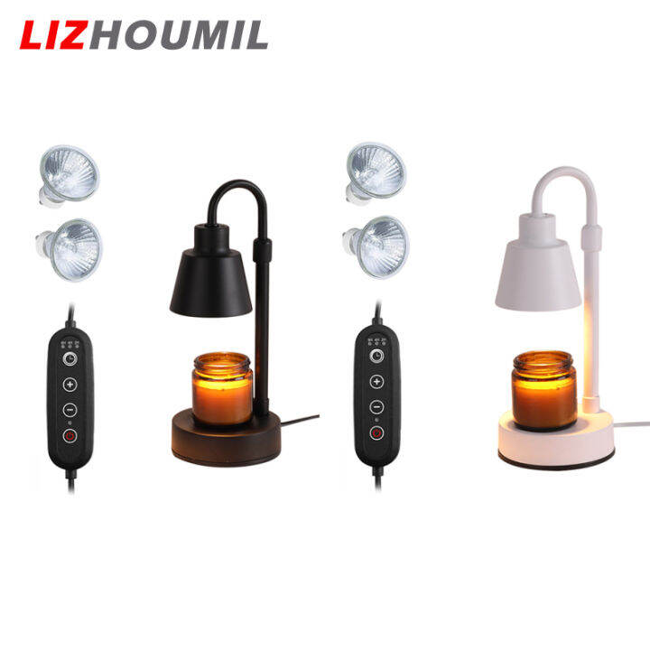 lizhoumil-โคมไฟอุ่นเทียนหรี่ไฟได้เทียนหอมปรับความสูงได้-เทียนหอมปรับอากาศของขวัญวันวาเลนไทน์