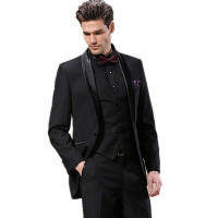 ใหม่คลาสสิกผู้ชายชุด Smolking Noivo Terno Slim Fit Easculino ชุดราตรีชุดสำหรับชายสไตล์ Tuxedo Custom ธุรกิจพรหม bridegrooB