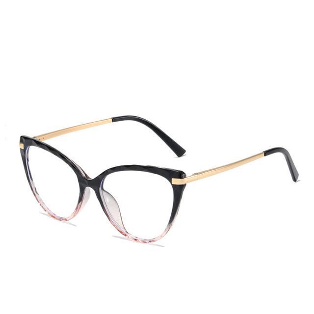 new-fashion-anti-blue-light-cat-eye-glasses-for-women-retro-ladies-clear-computer-reding-eyeglasses-ins-popular-wholesale-matal