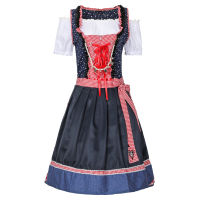 M-XL กระโปรงบาวาเรียเยอรมัน cosplay Oktoberfest เสื้อผ้าสำหรับผู้ใหญ่ ผู้หญิง ชุดเต้นรำพื้นบ้านเทศกาล