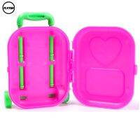 FT 3D Kid Wheel Travel Train Luggage Case for Doll