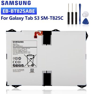 แบตเตอรี่ Samsung Galaxy Tab S3 TabS3 SM-T825C T825C EB-BT825ABE 6000mAh ฟรีอุปกรณ์เปลี่ยน