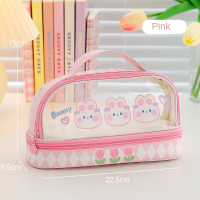 School Supplies For Students Cute Pencil Box Stationery Big Pencil Case Zipper Kawaii