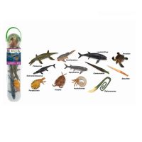 12ชิ้นเซ็ต collecta MINI prehistoric สัตว์ทะเลสลาย Sea Life baculites dunkleosteus Pliosaurus ของเล่นคลาสสิกสำหรับชาย