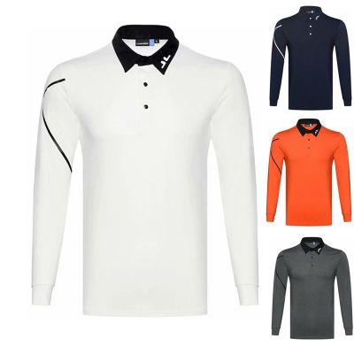 FootJoy Odyssey PING1 W.ANGLE XXIO PEARLY GATES  Callaway1 Titleist♂  Golf clothing mens long-sleeved T-shirt POLO shirt sports sweat-absorbing breathable GOLF jersey top