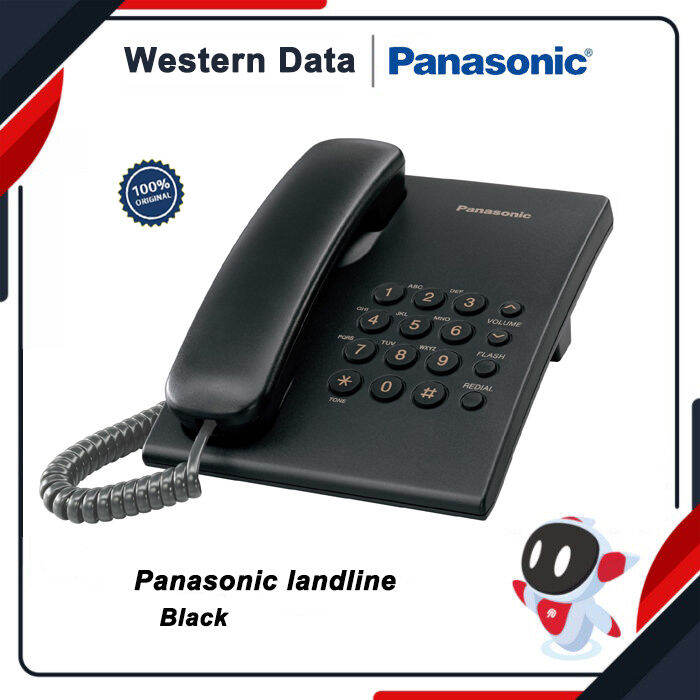 Panasonic Corded Telephone KXTS500MX Black Lazada PH