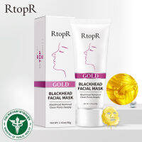 RtopR FDA มะม่วง แว็กซ์เจล Black Gold Wax ไปสิวหัวดํา ลดสิว เครื่องมือดูดสิวออก คลีนซิ่ง  ปรับปรุงผิวที่ Gold Black Face WAX 40กรัม