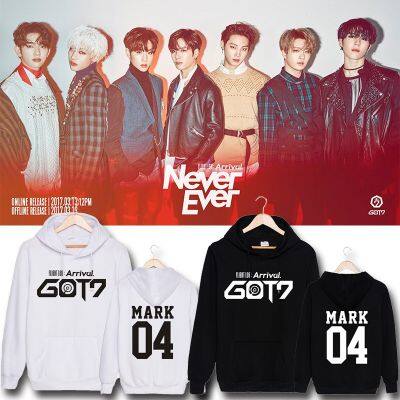 PT 399 KPOP GOT 7 MARK Album ARRIVAL เสื้อฮู้ดผ้าฝ้ายมีฮู้ด