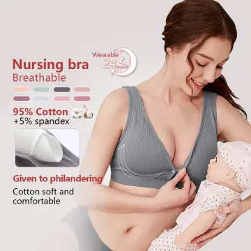Shop Wireless Cotton Nursing Bra  Best Nursing & Maternity Bra Brand  Malaysia – Summer & Peach