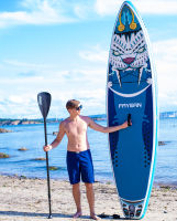 ?Stock 1-2 Days ? SUP BOARD 320 CM - Fayean 10.6 -Size : 320 * 83 * 15 cm Paddle Board - บอร์ดยืนพายแบบสูบลม - Inflatable Paddle Set Tiger Design - Surf Board - Paddle Island - Air surf Board