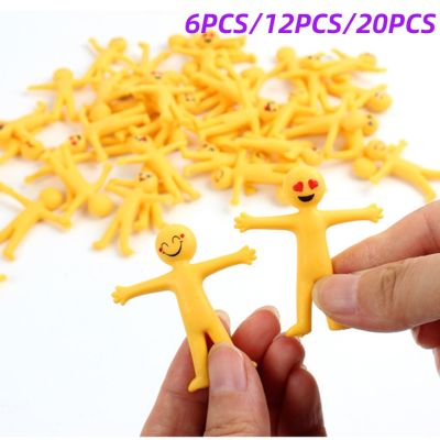 【CC】 6-20PCS Little Man Fidget Antistress Adult Children Stress Squeeze Kids Gifts
