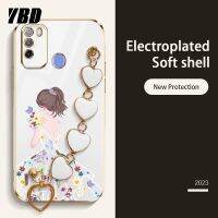 YBDเคสดีไซน์ใหม่สำหรับ Infinix Itel S16 Vision 1 Pro เคสโทรศัพท์สร้อยข้อมือเคสกันกระแทกพิมพ์ลายแฟชั่นสุดหรูขอบตรง