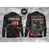 2023 Kawasaki Barako Full Sublimation Motorcycle Long-sleeved Shirt trendy