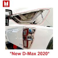 SALE (1เซต)ครอบไฟหน้า+ท้าย Isuzu All New D-Max 2019 2020 2021 สีชุบโครเมี่ยม อีซูซุ ดีแม็กซ์ ครอบไฟหน้า ฝาครอบหน้า ยานยนต์ อุปกรณ์ภายนอกรถยนต์ อื่นๆ