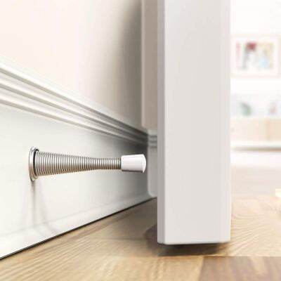 【cw】 1pc Door Stops  Wall Mounted Baseboard Stopper Doors  amp;