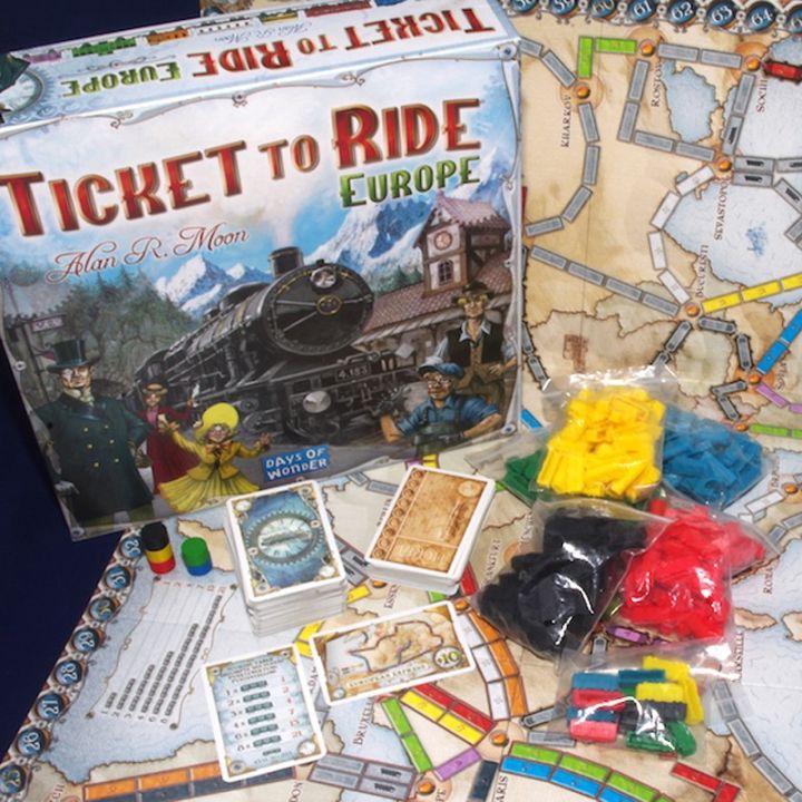 บอร์ดเกมส์-เกมการ์ด-ticket-to-ride-europe-board-game