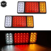 2ชิ้น12โวลต์/24โวลต์36LED ไฟท้ายรถยนต์รถบรรทุก RV รถตู้รถบัสท้ายไฟท้ายรถพ่วงไฟระบุสัญญาณเบรกโคมไฟแบบสะท้อน