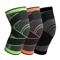 One Piece SPorts Compression Kneepad Pressurized Elastic Knee Pads Support Fitness Gear for Running Basketball Protector