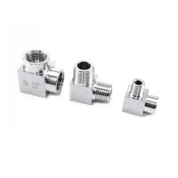 M8 M10 M12 M14 M16 M18 M20 Metric Female Male Thread Stainless Steel Elbow High Pressure Pipe Fitting Connector Coupler Pipe Fittings Accessories