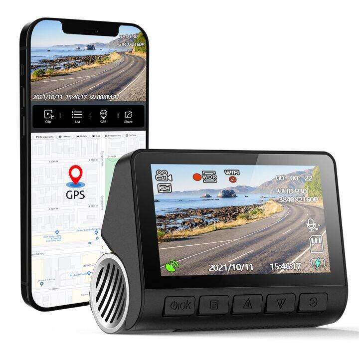 noyafa-nf-v55กล้องแดชแคมวิดีโอรถยนต์3840-2160p-gps-ติดตามการขับขี่-wifi-mp4-ips-กล้องหน้าจออุปกรณ์เสริมรถยนต์สำหรับยานพาหนะ