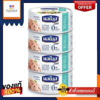 นอติลุส ไลท์ ทูน่าสเต๊กในน้ำแร่ 80 กรัม x 4 กระป๋องNautilus Lite Tuna Steak in Mineral 80g x 4 Cans