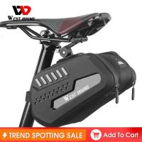 2023♞✤◑ WEST BIKING Bicycle Saddle Bag MTB Rear Tail Case Seatpost Bag 1.8-2.7L Hard Shell Waterproof Quick Release Cycling Accessories