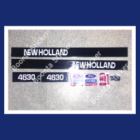 ? สติ๊กเกอร์ติดรถไถฟอร์ดรุ่น 4630 / สีดำ-ตัวใหญ่ ford Newholland 4630 งานสกรีน/สีสวย/ติดทน/งานละเอียดมาก ?